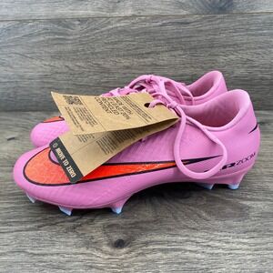 Nike Air Mercurial Vapor 15 Academy MG Kids Size 4 FQ1458 Pink Soccer Cleats
